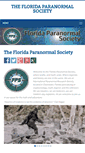 Mobile Screenshot of floridaparanormalsociety.com